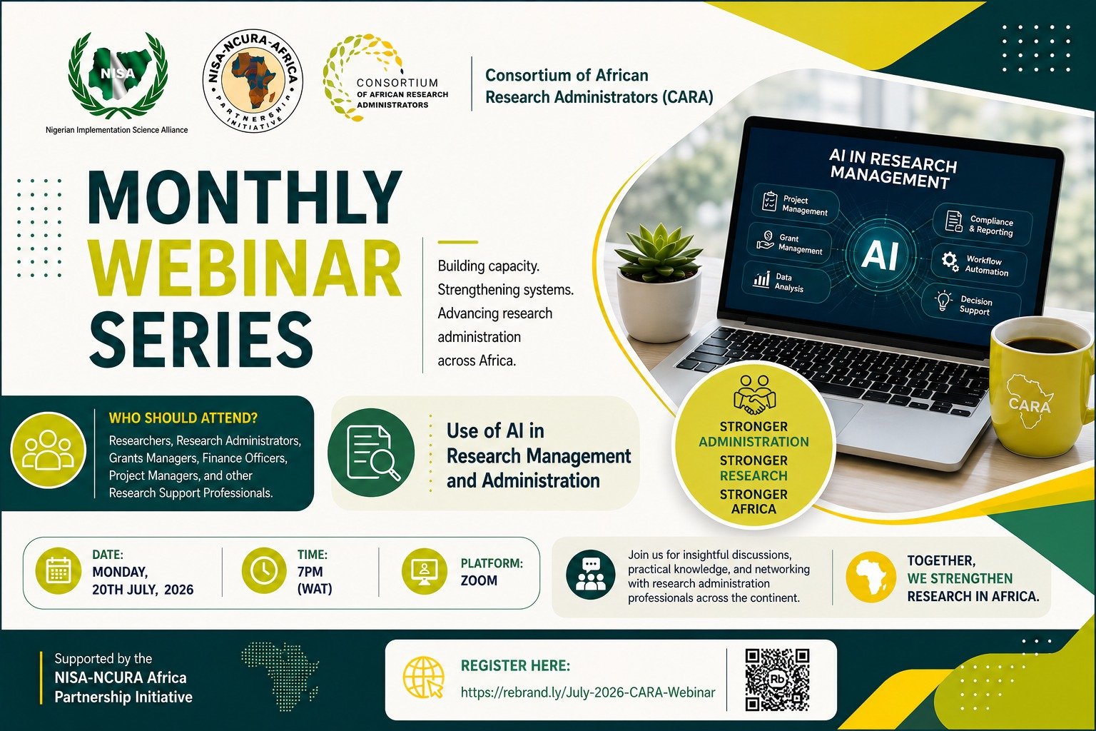 CARA Webinar Series: Explore the use of AI in Research Management and Administration